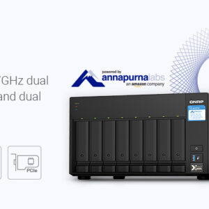 TS-832PX-4G  QNAP TS-832PX-4G 8 Bay NAS with 10GbE SFP+   and 2.5GbE